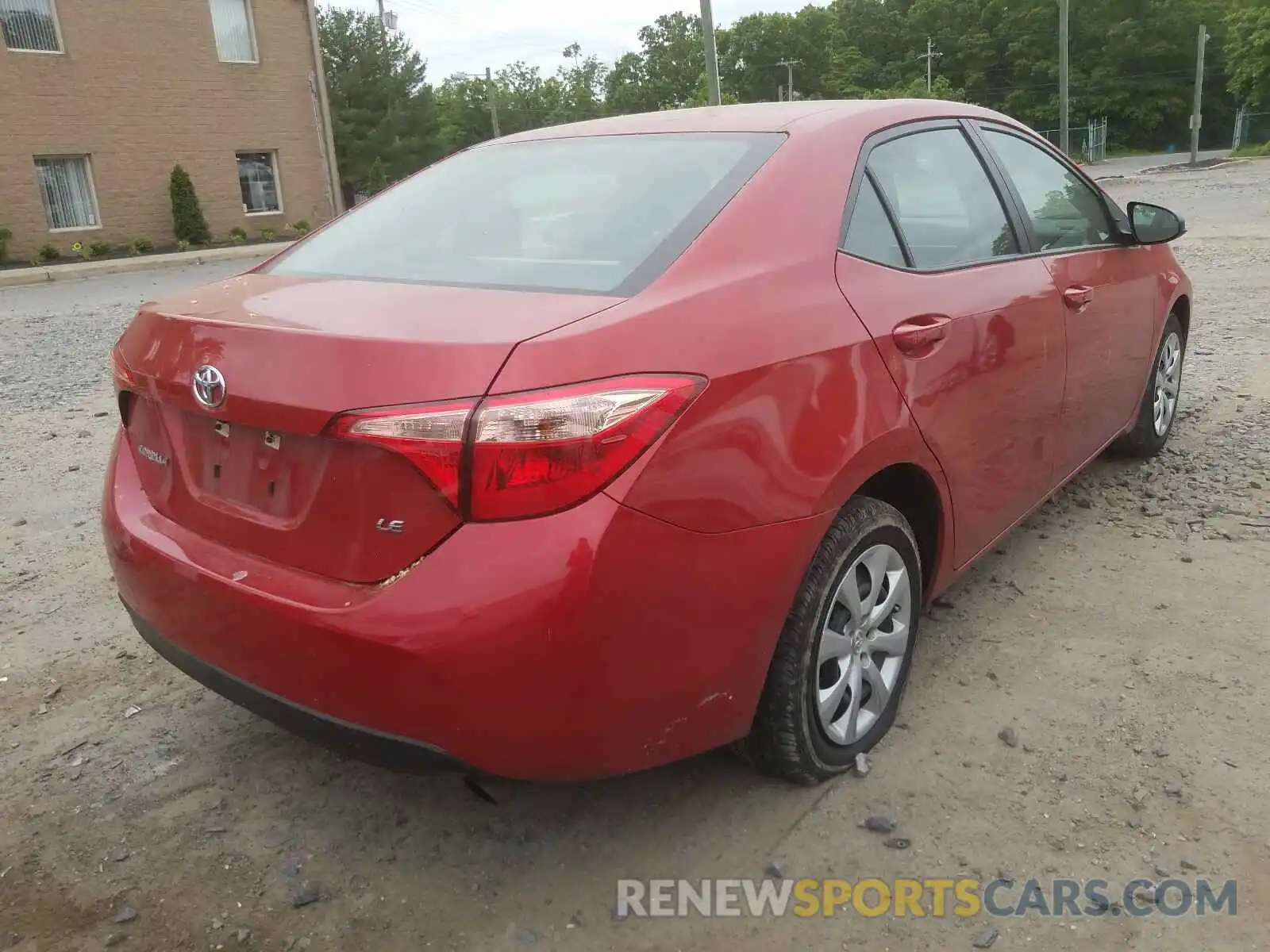 4 Photograph of a damaged car 5YFBURHE8KP934238 TOYOTA COROLLA 2019