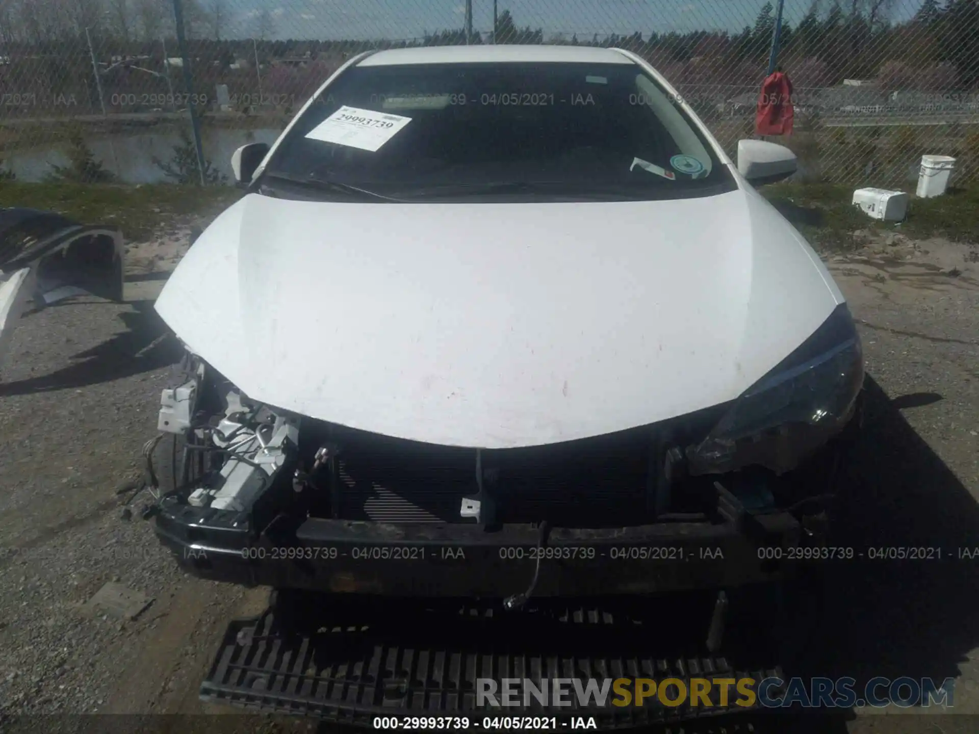 6 Фотография поврежденного автомобиля 5YFBURHE8KP934353 TOYOTA COROLLA 2019
