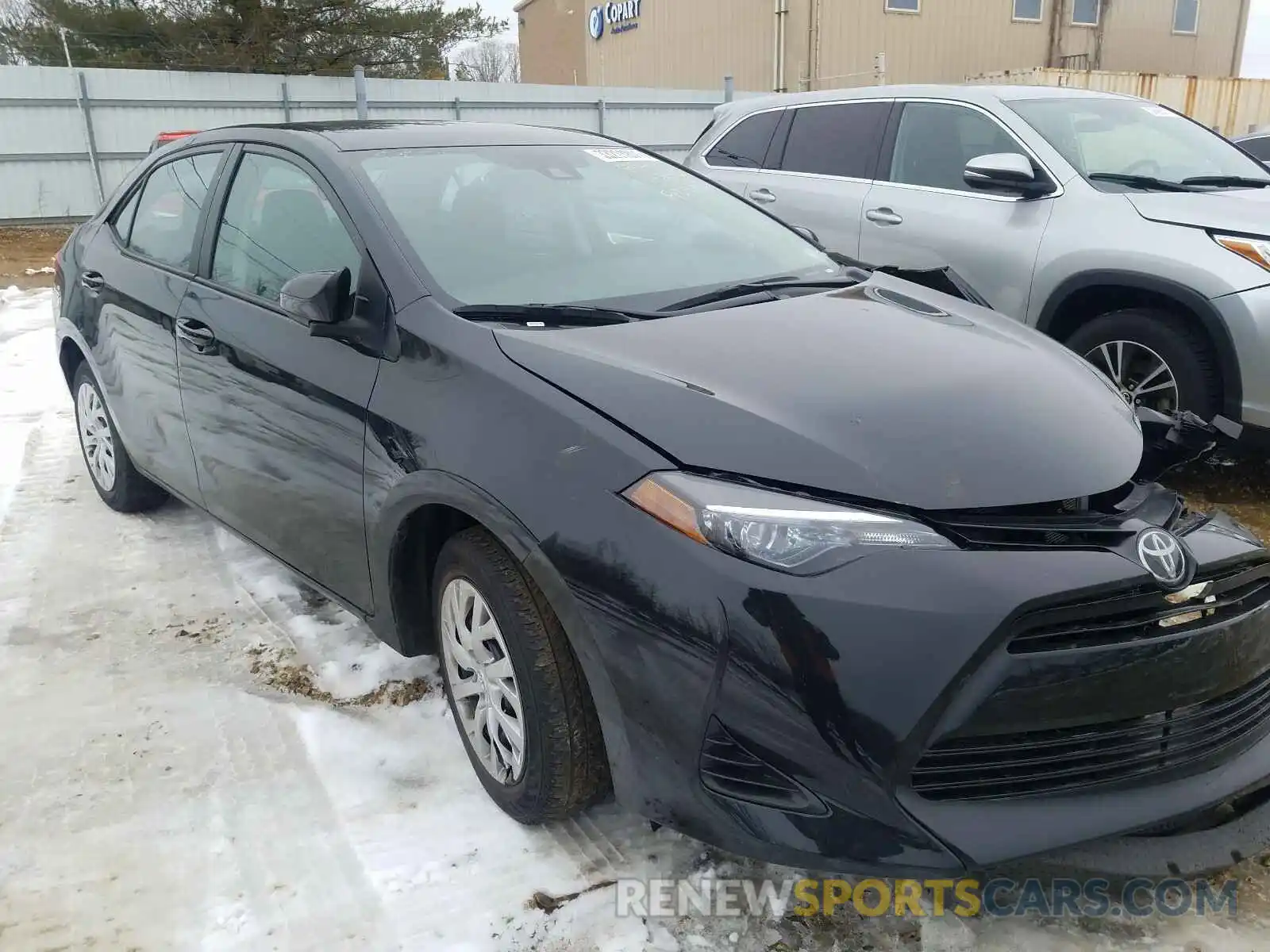 1 Photograph of a damaged car 5YFBURHE8KP934451 TOYOTA COROLLA 2019