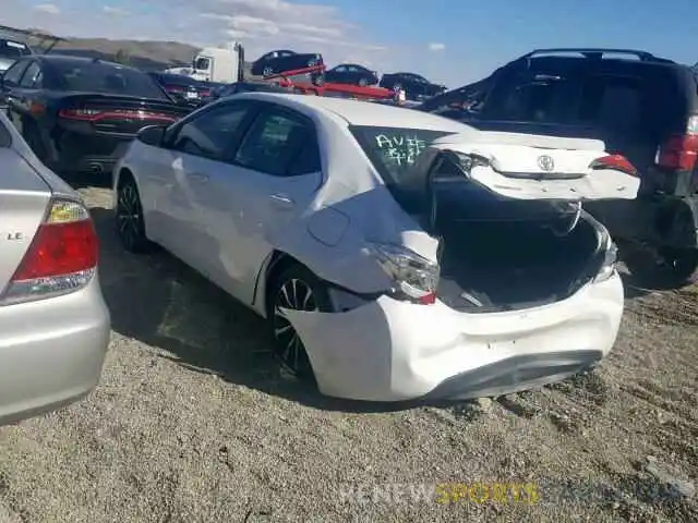 3 Photograph of a damaged car 5YFBURHE8KP934966 TOYOTA COROLLA 2019