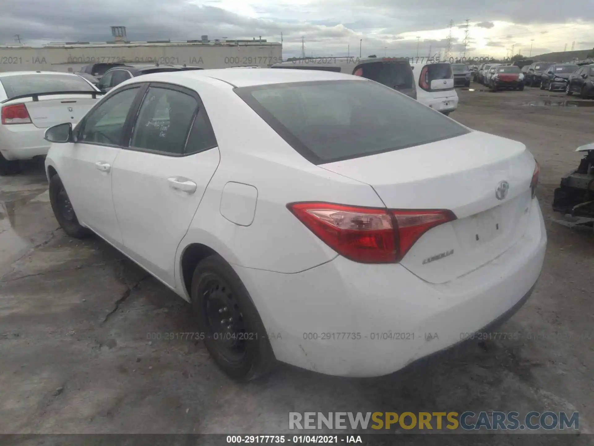 3 Photograph of a damaged car 5YFBURHE8KP935017 TOYOTA COROLLA 2019