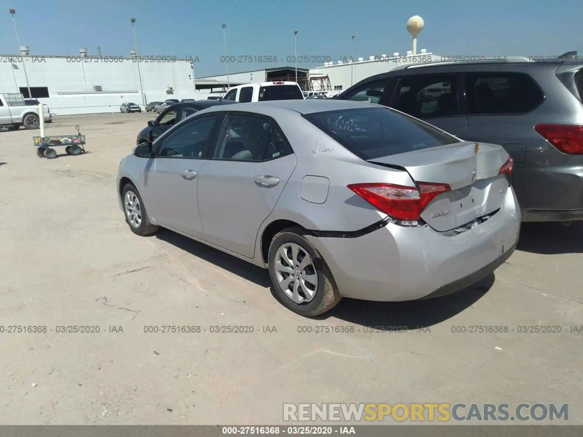 3 Photograph of a damaged car 5YFBURHE8KP935051 TOYOTA COROLLA 2019