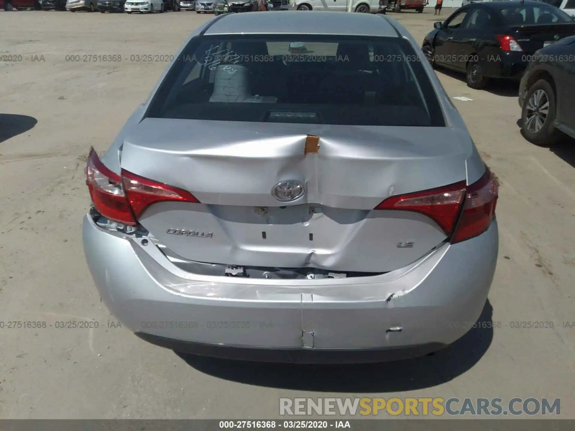 6 Photograph of a damaged car 5YFBURHE8KP935051 TOYOTA COROLLA 2019