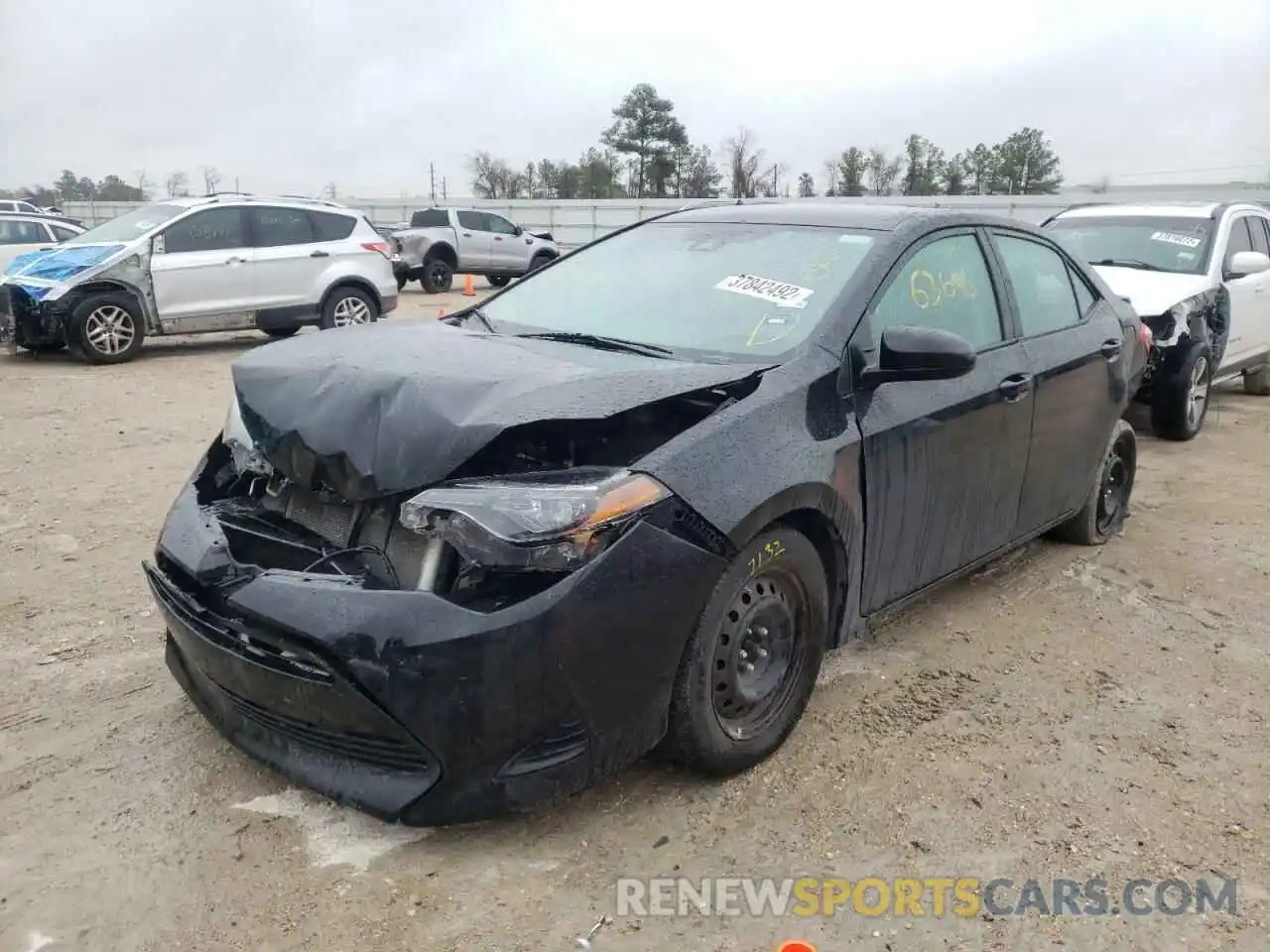 2 Photograph of a damaged car 5YFBURHE8KP935342 TOYOTA COROLLA 2019