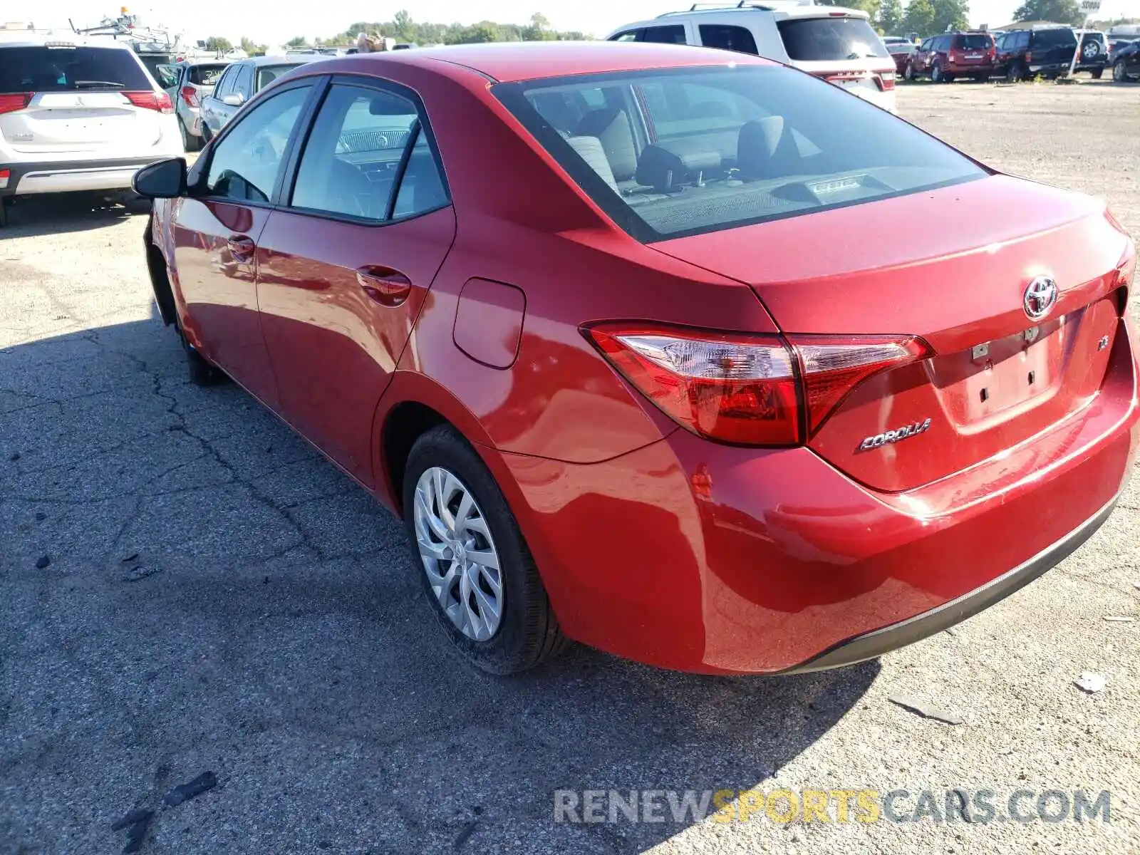 3 Photograph of a damaged car 5YFBURHE8KP935616 TOYOTA COROLLA 2019