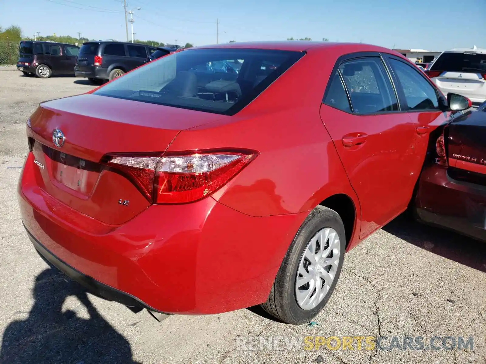 4 Photograph of a damaged car 5YFBURHE8KP935616 TOYOTA COROLLA 2019