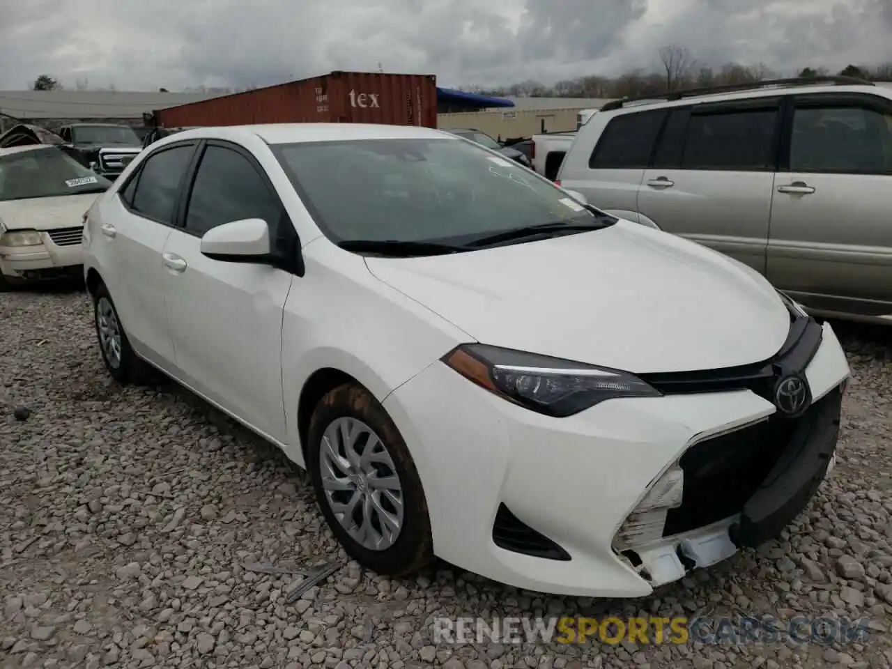 1 Photograph of a damaged car 5YFBURHE8KP935745 TOYOTA COROLLA 2019