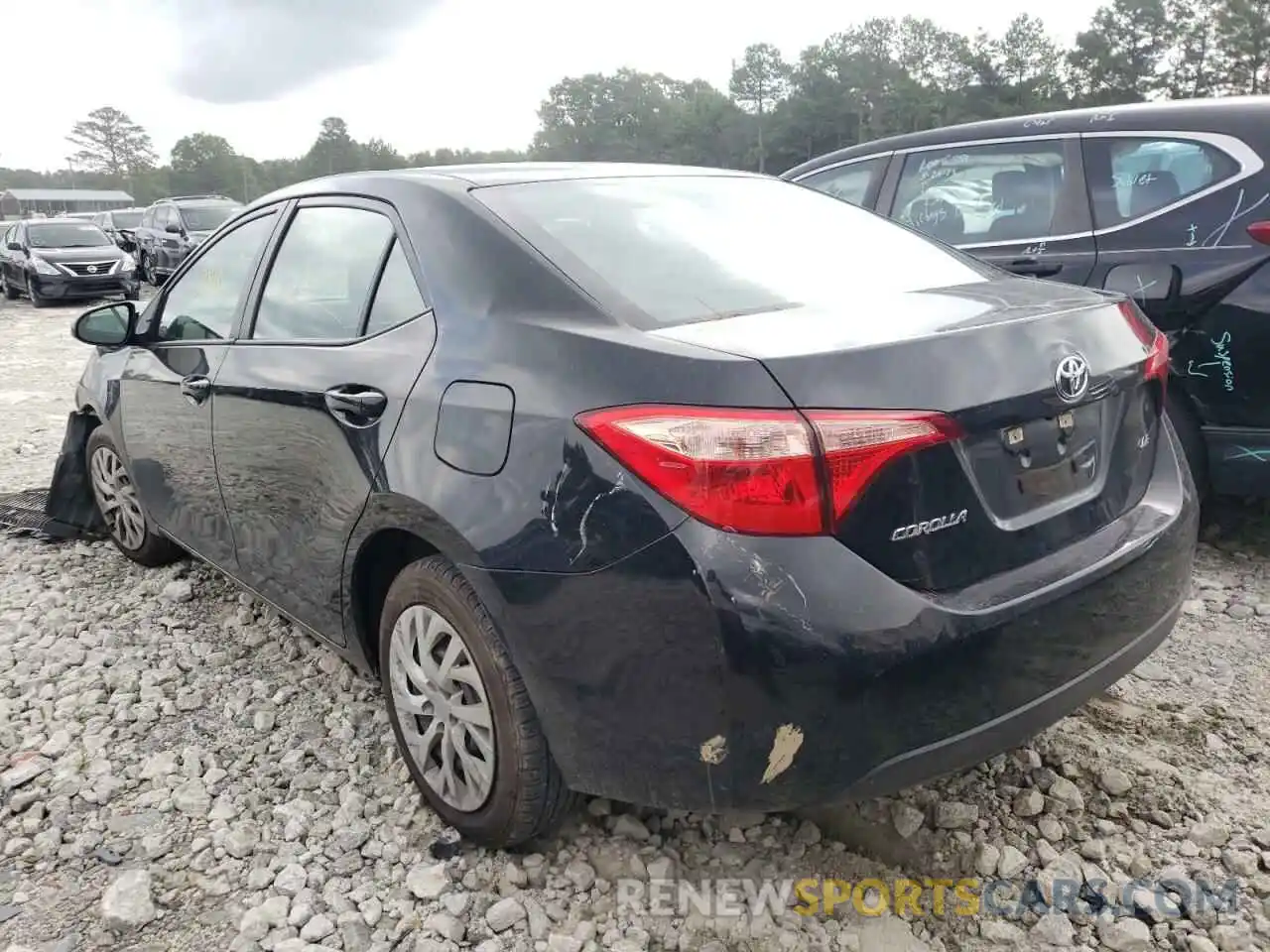 3 Photograph of a damaged car 5YFBURHE8KP936037 TOYOTA COROLLA 2019