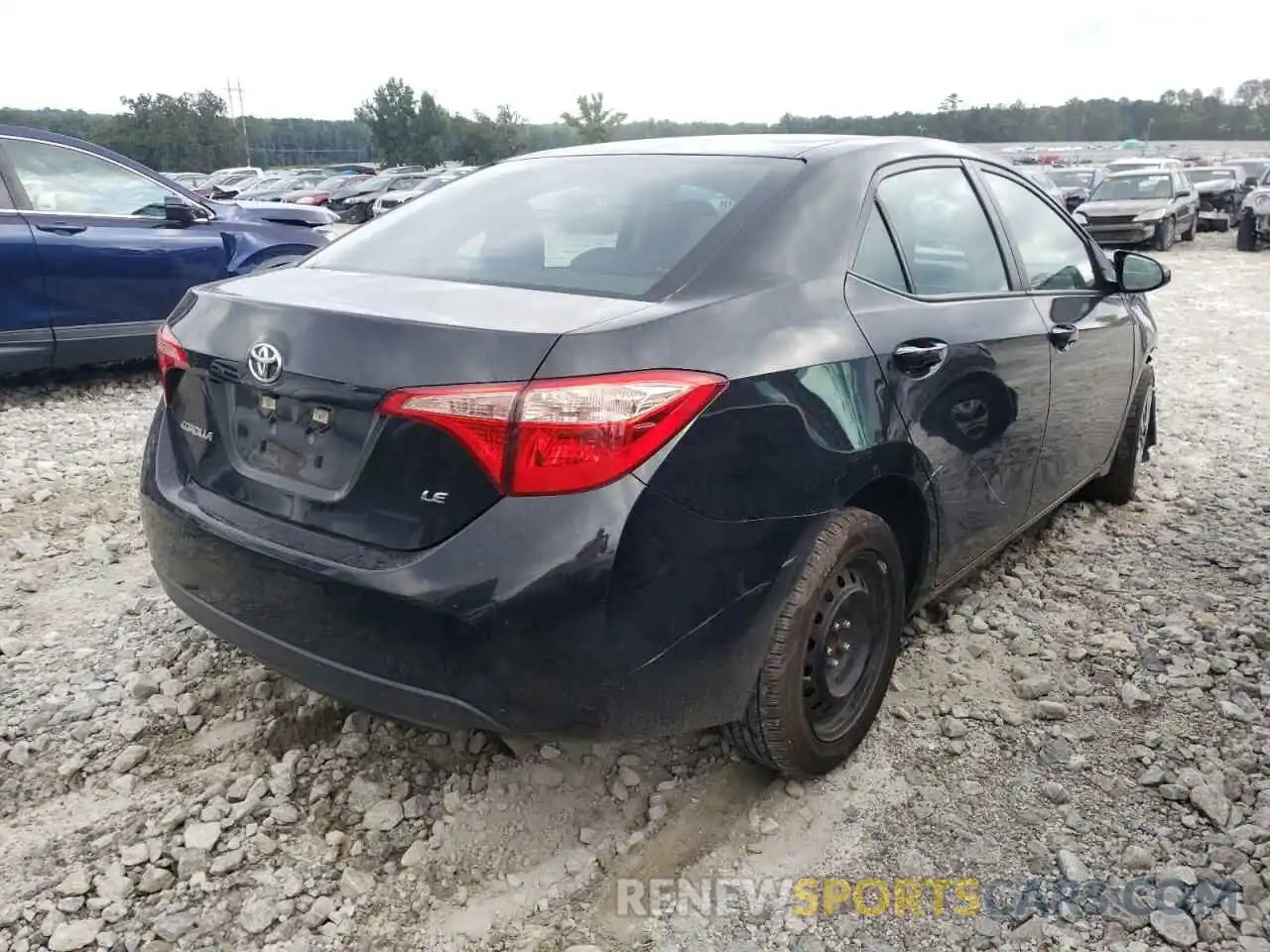 4 Photograph of a damaged car 5YFBURHE8KP936037 TOYOTA COROLLA 2019