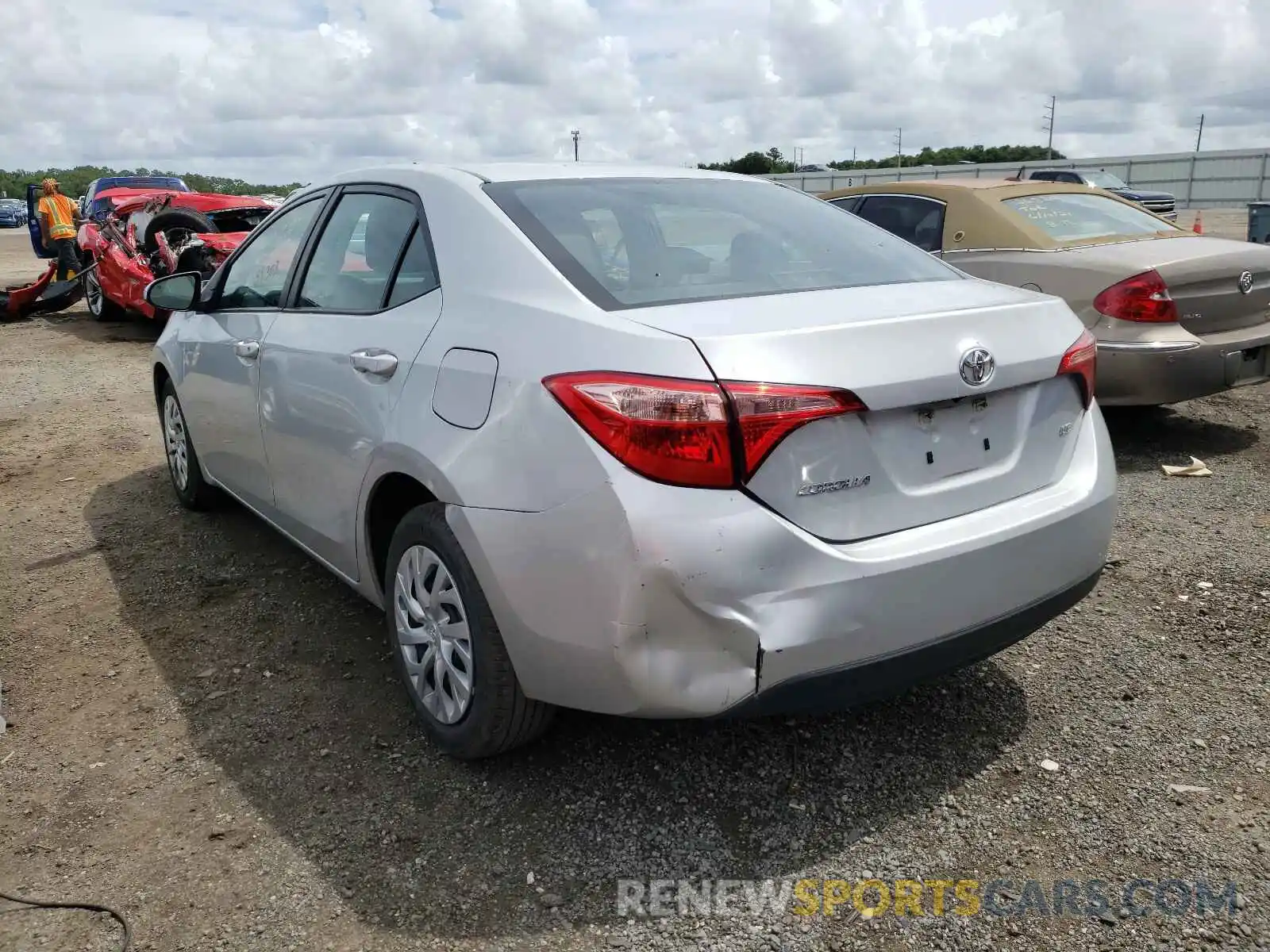 3 Photograph of a damaged car 5YFBURHE8KP936040 TOYOTA COROLLA 2019