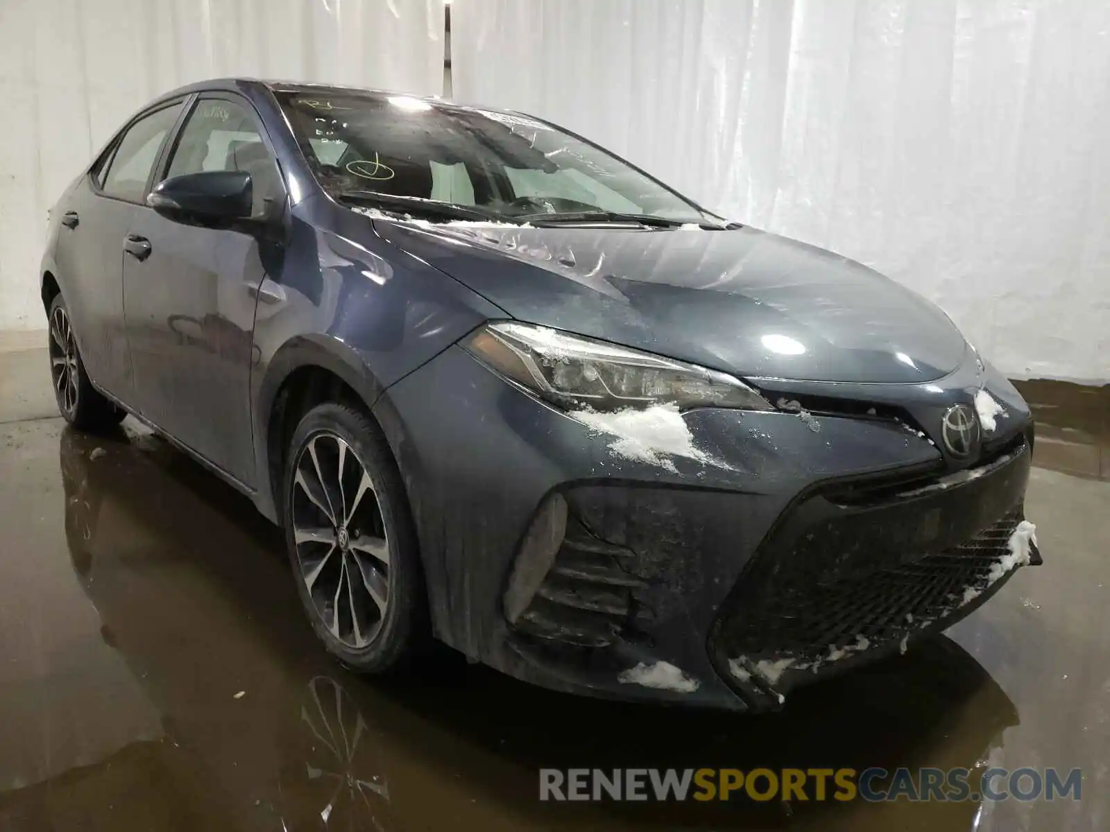 1 Photograph of a damaged car 5YFBURHE8KP936085 TOYOTA COROLLA 2019