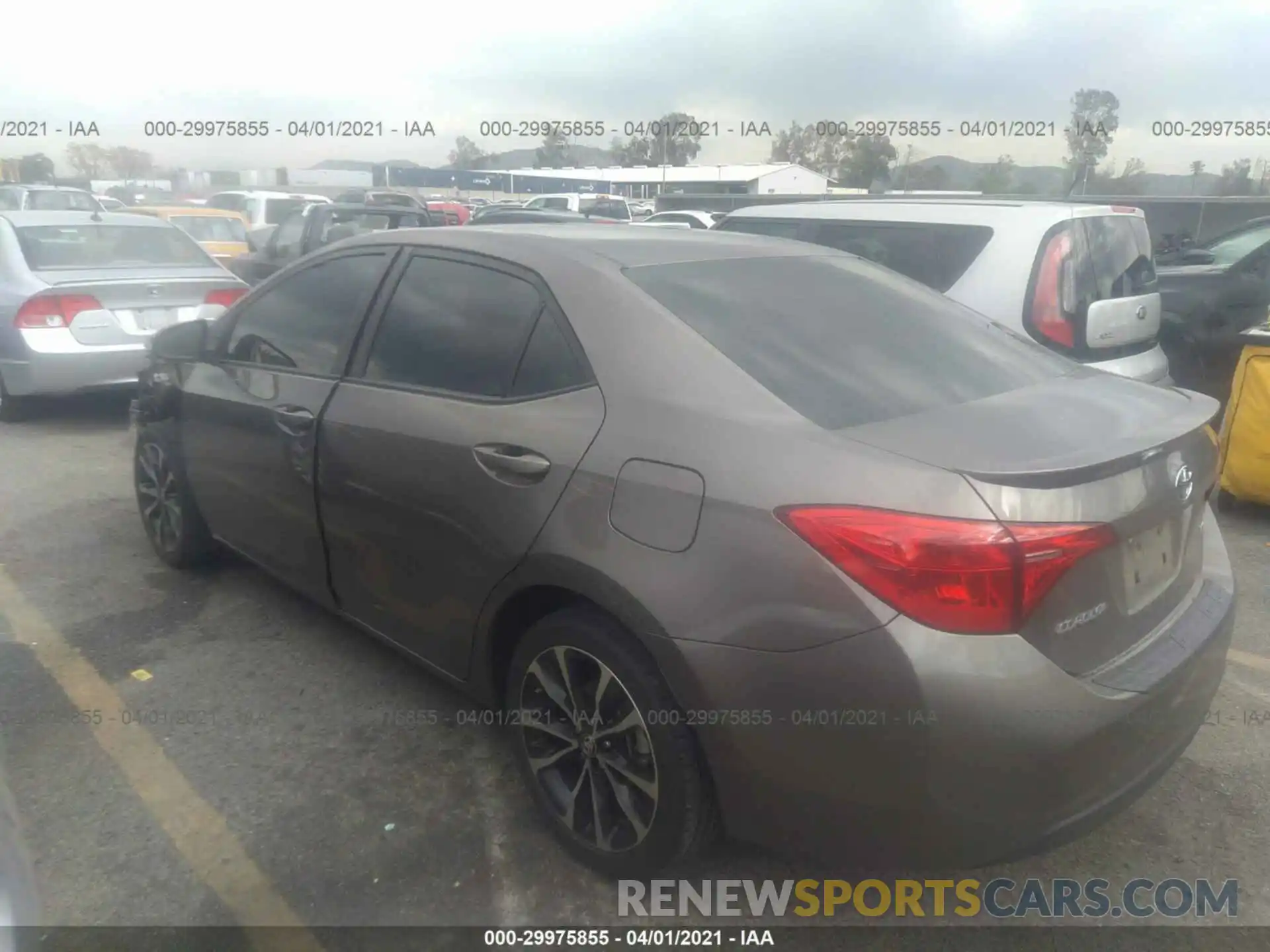 3 Photograph of a damaged car 5YFBURHE8KP936166 TOYOTA COROLLA 2019