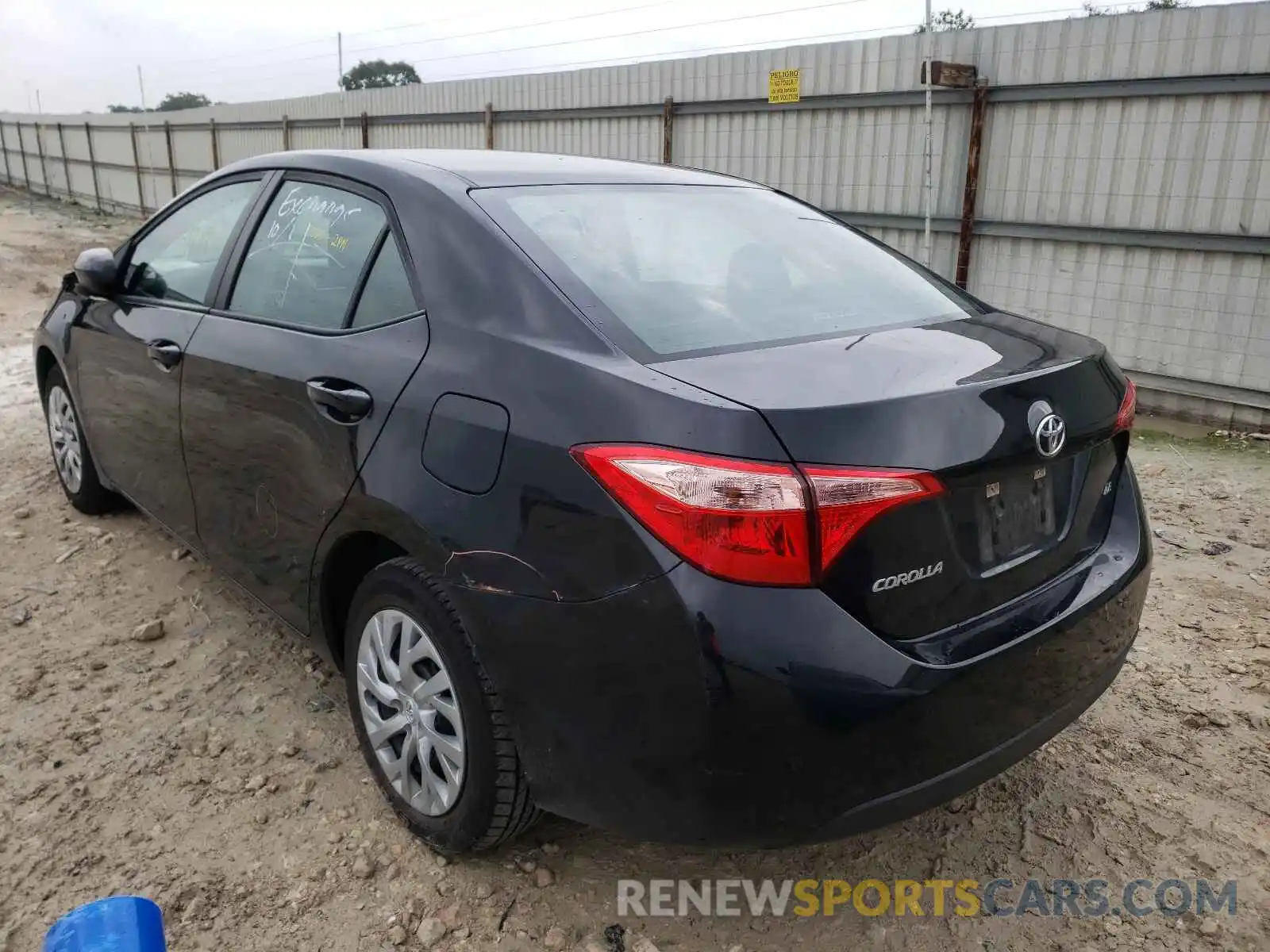 3 Photograph of a damaged car 5YFBURHE8KP936216 TOYOTA COROLLA 2019