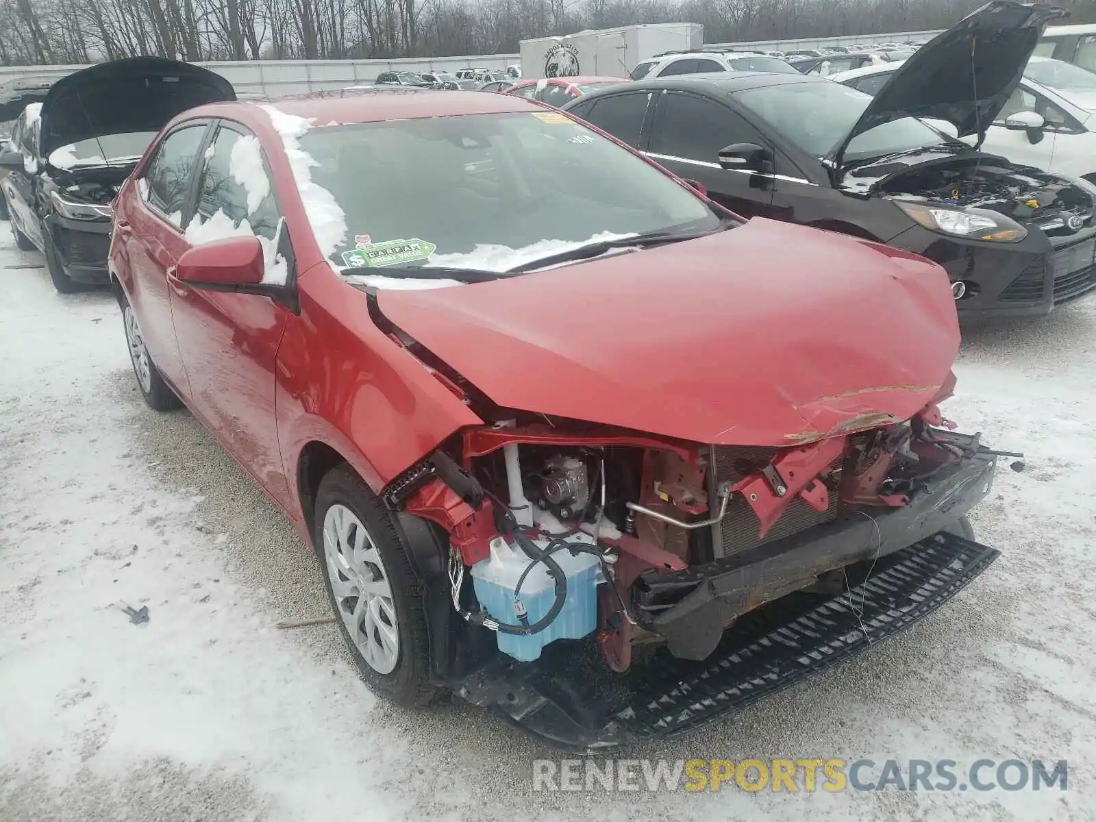 1 Photograph of a damaged car 5YFBURHE8KP936247 TOYOTA COROLLA 2019