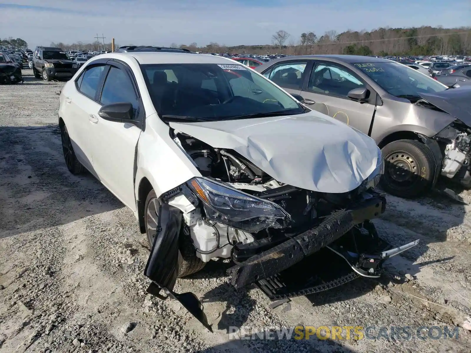 1 Photograph of a damaged car 5YFBURHE8KP936359 TOYOTA COROLLA 2019