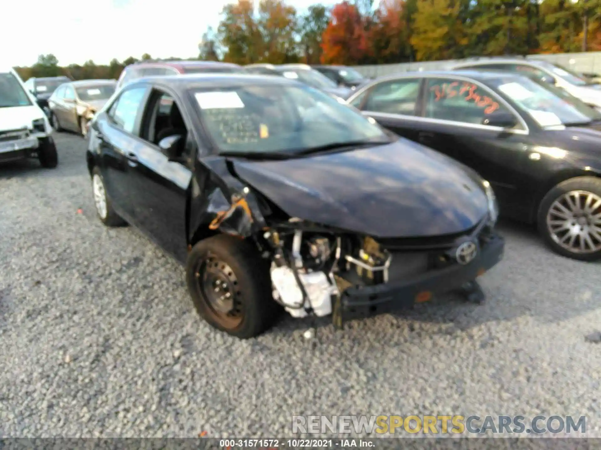 1 Photograph of a damaged car 5YFBURHE8KP936913 TOYOTA COROLLA 2019