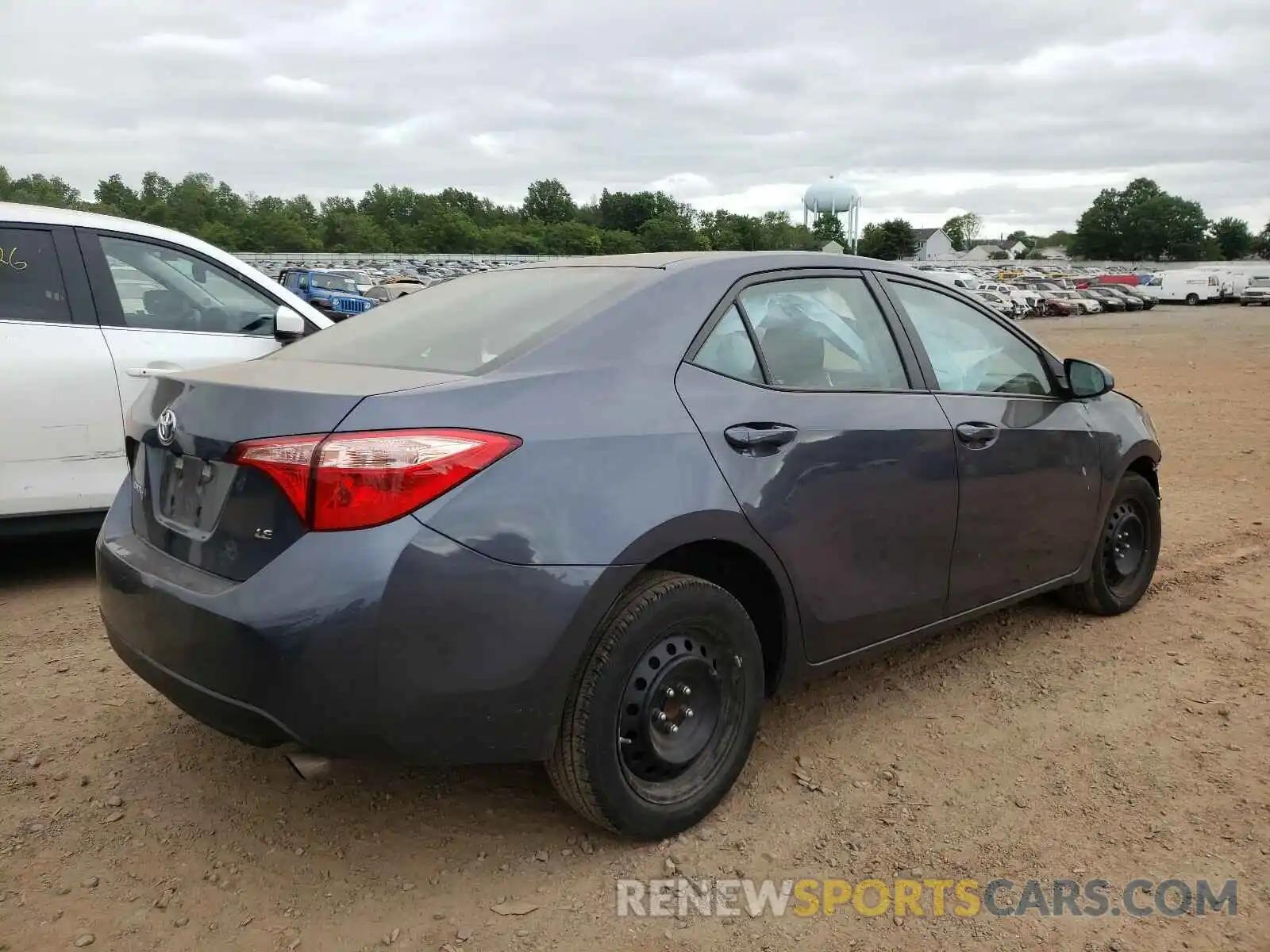 4 Photograph of a damaged car 5YFBURHE8KP937334 TOYOTA COROLLA 2019