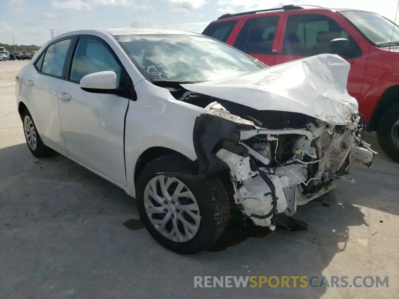 1 Photograph of a damaged car 5YFBURHE8KP937608 TOYOTA COROLLA 2019