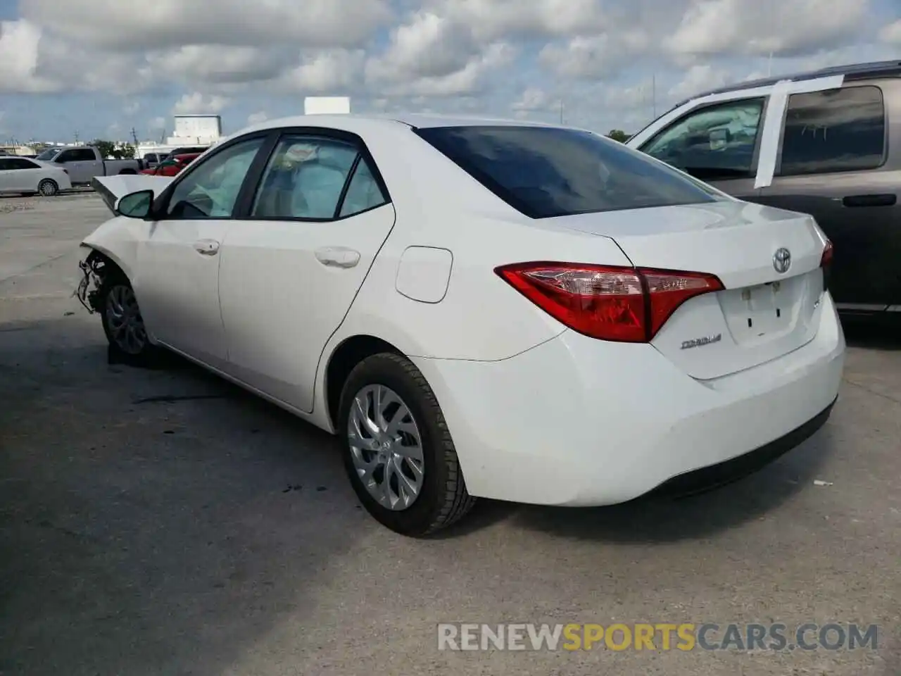 3 Photograph of a damaged car 5YFBURHE8KP937608 TOYOTA COROLLA 2019