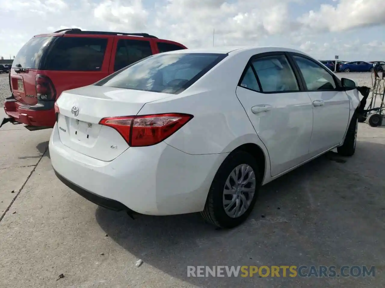 4 Photograph of a damaged car 5YFBURHE8KP937608 TOYOTA COROLLA 2019