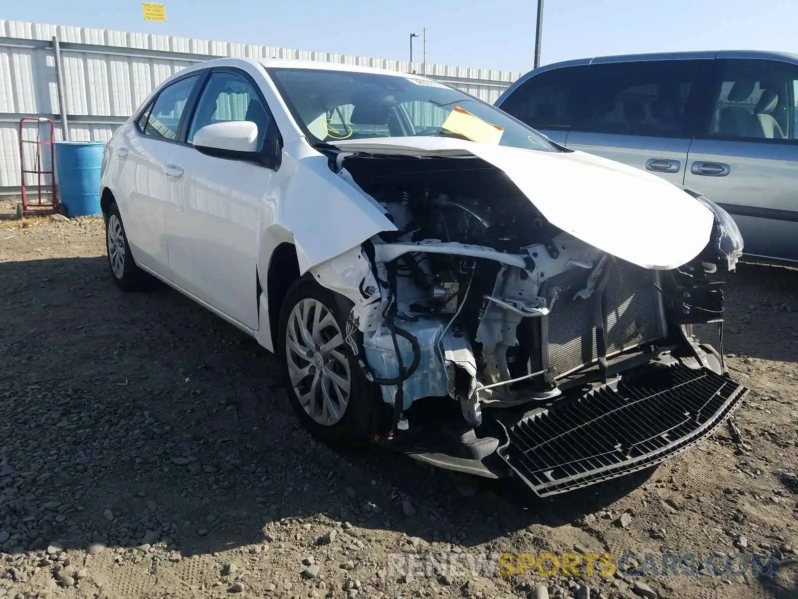 1 Photograph of a damaged car 5YFBURHE8KP937690 TOYOTA COROLLA 2019