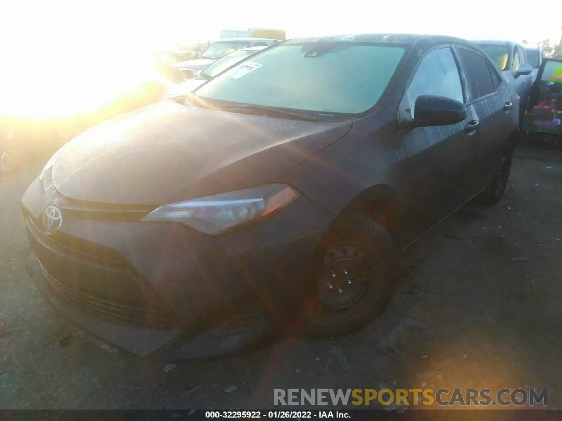 2 Photograph of a damaged car 5YFBURHE8KP937821 TOYOTA COROLLA 2019