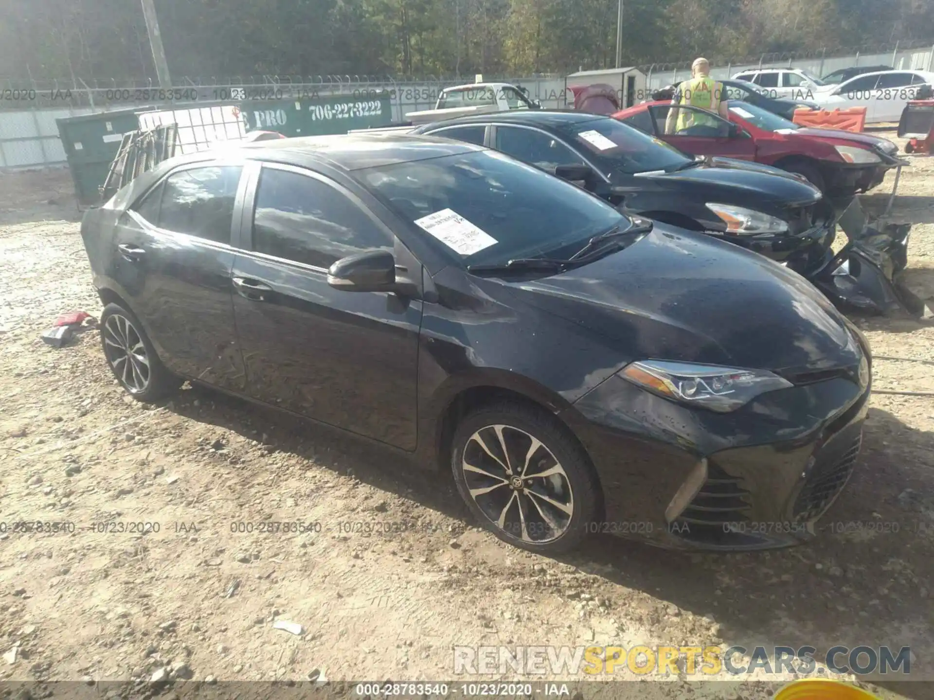 1 Photograph of a damaged car 5YFBURHE8KP938242 TOYOTA COROLLA 2019