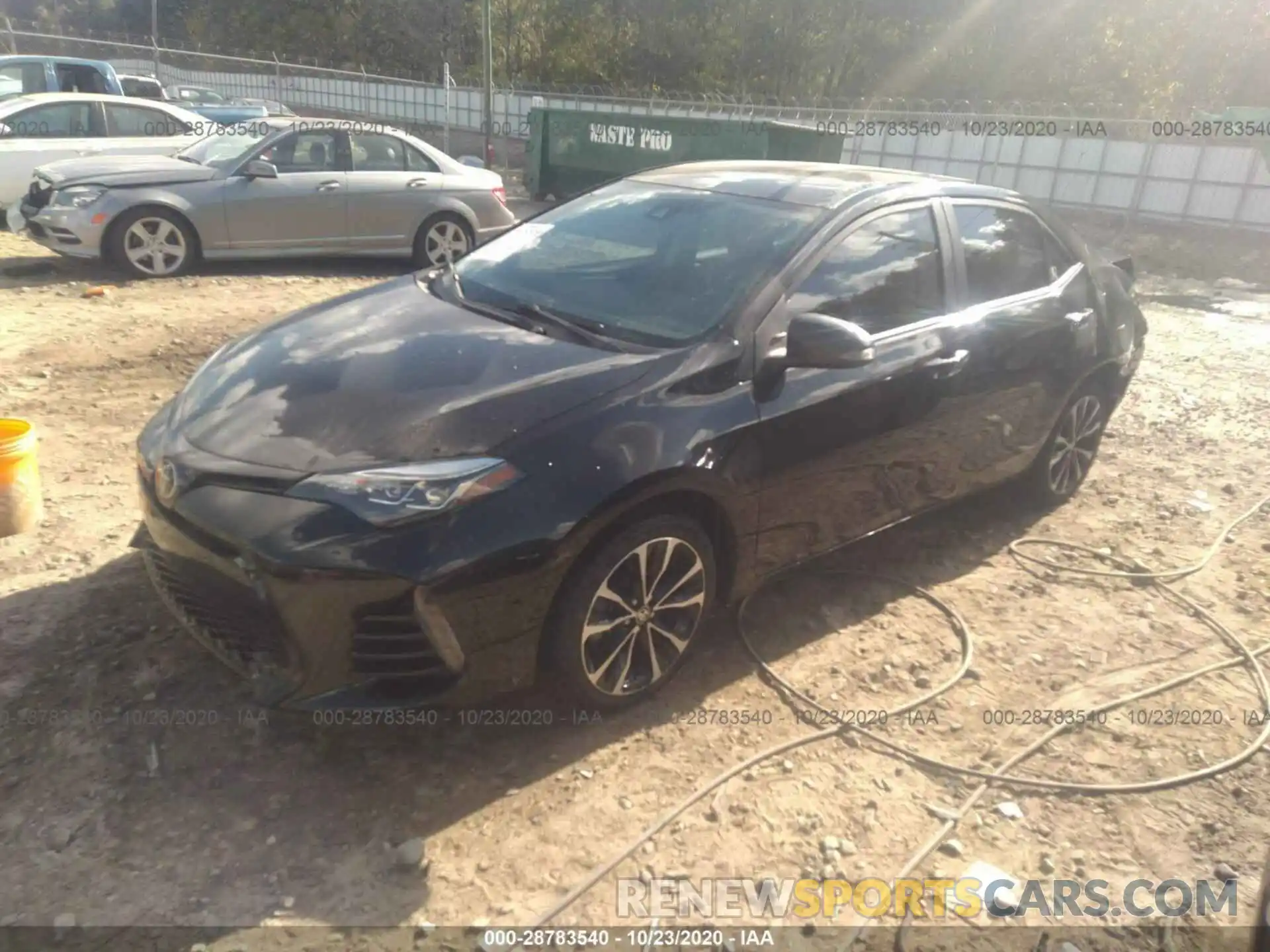 2 Photograph of a damaged car 5YFBURHE8KP938242 TOYOTA COROLLA 2019