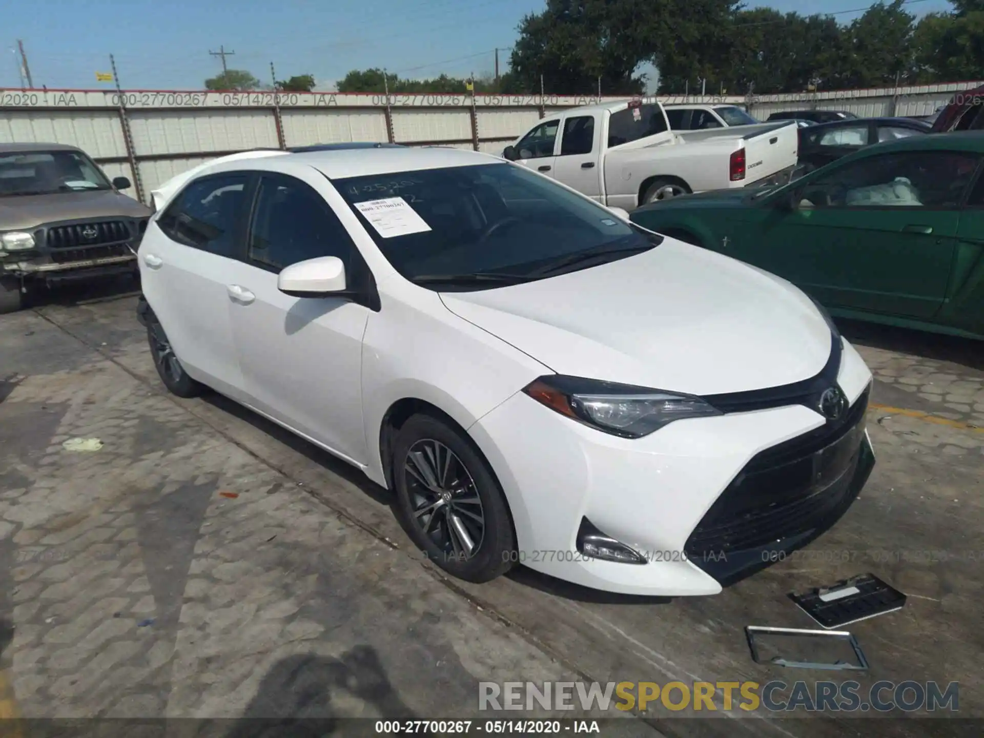 1 Photograph of a damaged car 5YFBURHE8KP938452 TOYOTA COROLLA 2019