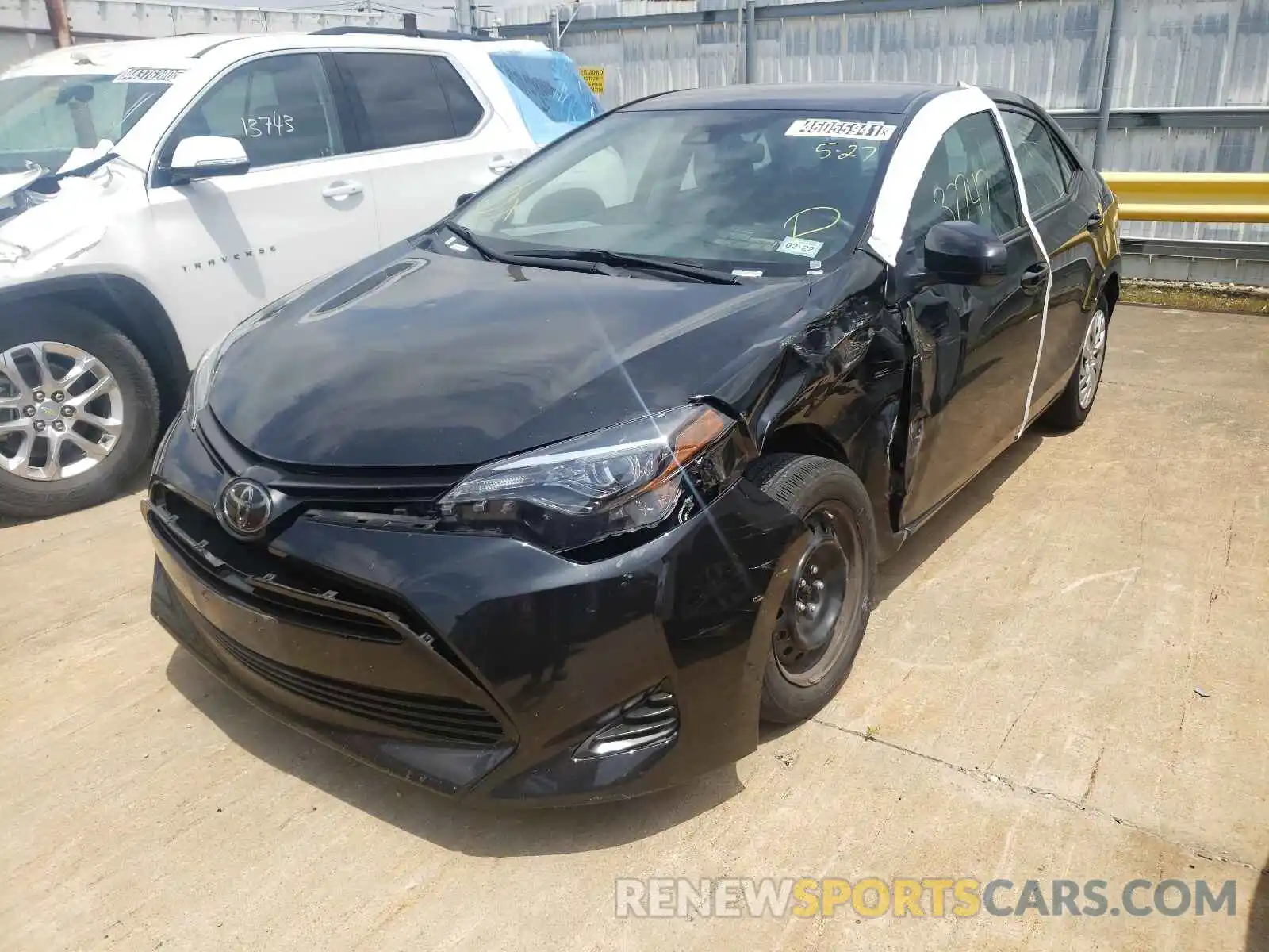 2 Photograph of a damaged car 5YFBURHE8KP939231 TOYOTA COROLLA 2019