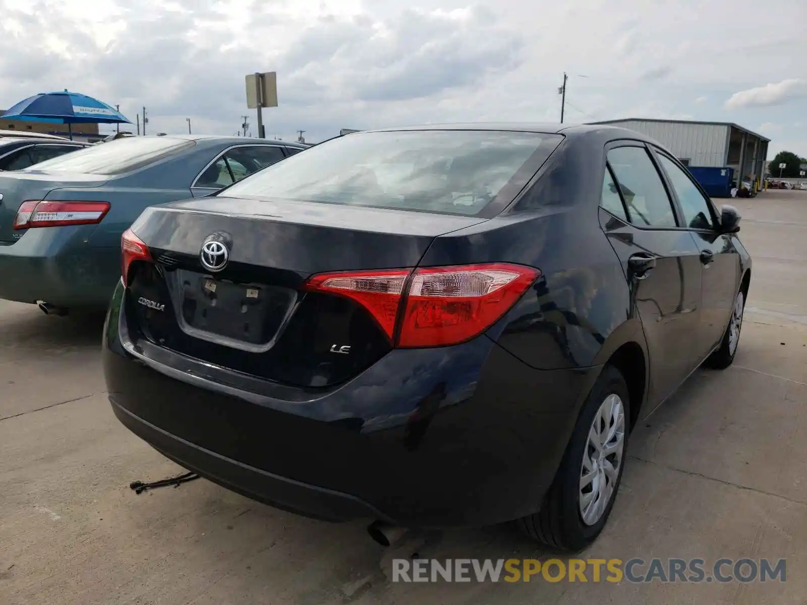 4 Photograph of a damaged car 5YFBURHE8KP939231 TOYOTA COROLLA 2019