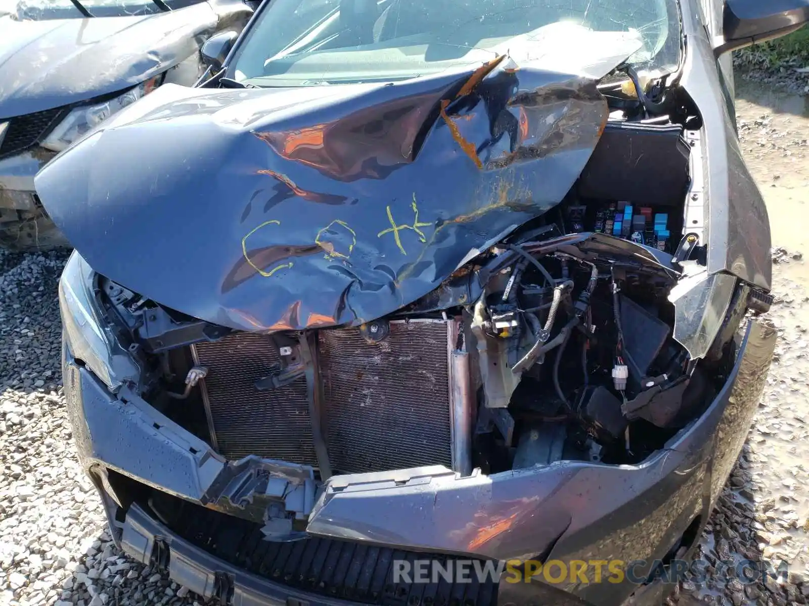 7 Photograph of a damaged car 5YFBURHE8KP940251 TOYOTA COROLLA 2019