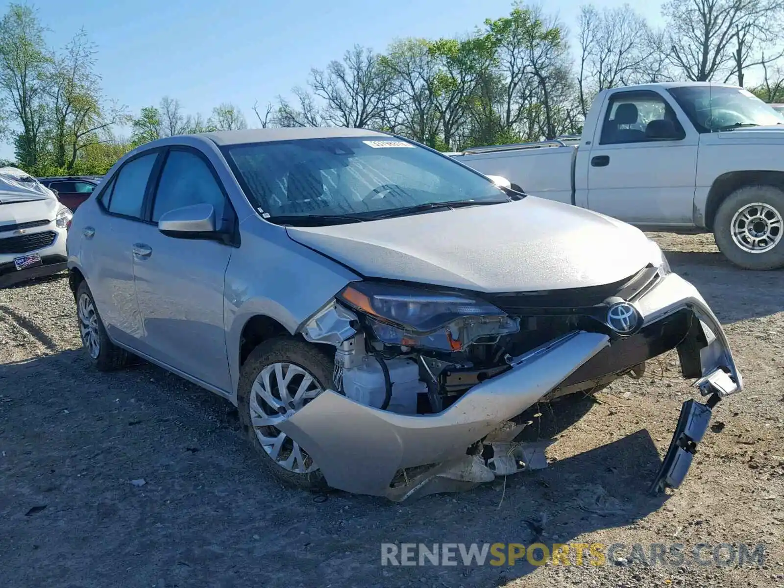 1 Photograph of a damaged car 5YFBURHE8KP940539 TOYOTA COROLLA 2019