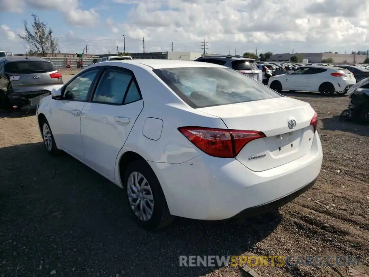 3 Photograph of a damaged car 5YFBURHE8KP940721 TOYOTA COROLLA 2019