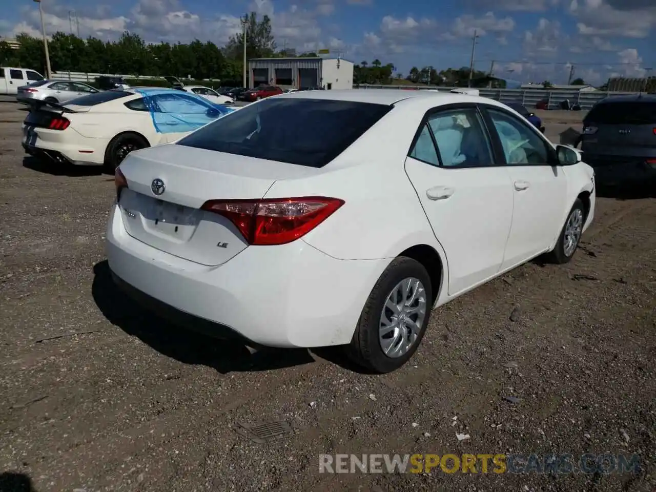 4 Photograph of a damaged car 5YFBURHE8KP940721 TOYOTA COROLLA 2019