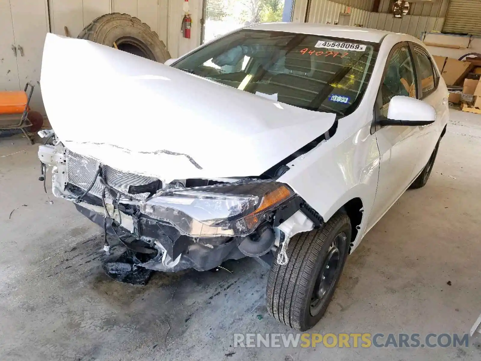 2 Photograph of a damaged car 5YFBURHE8KP940797 TOYOTA COROLLA 2019