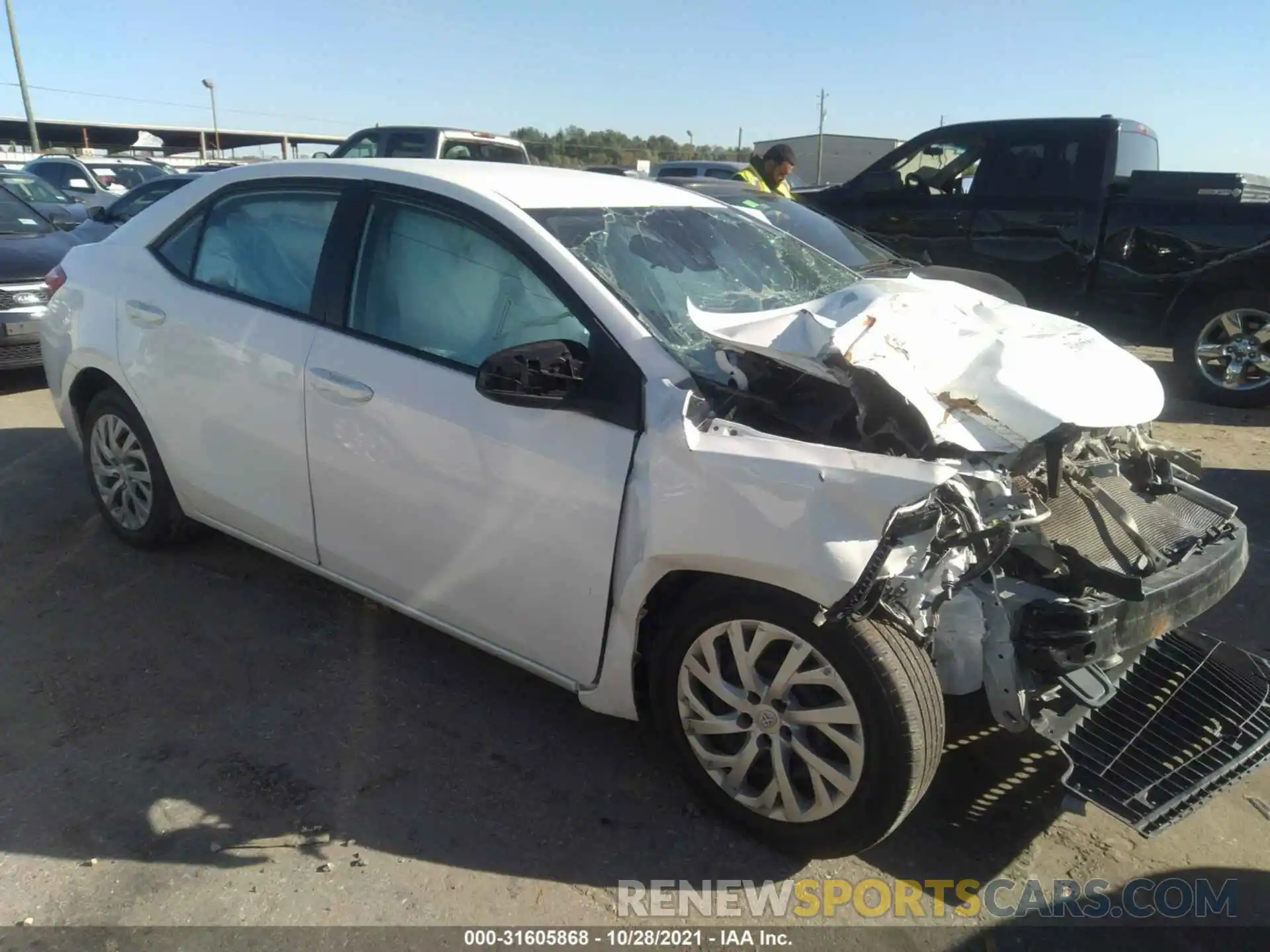 1 Photograph of a damaged car 5YFBURHE8KP940864 TOYOTA COROLLA 2019