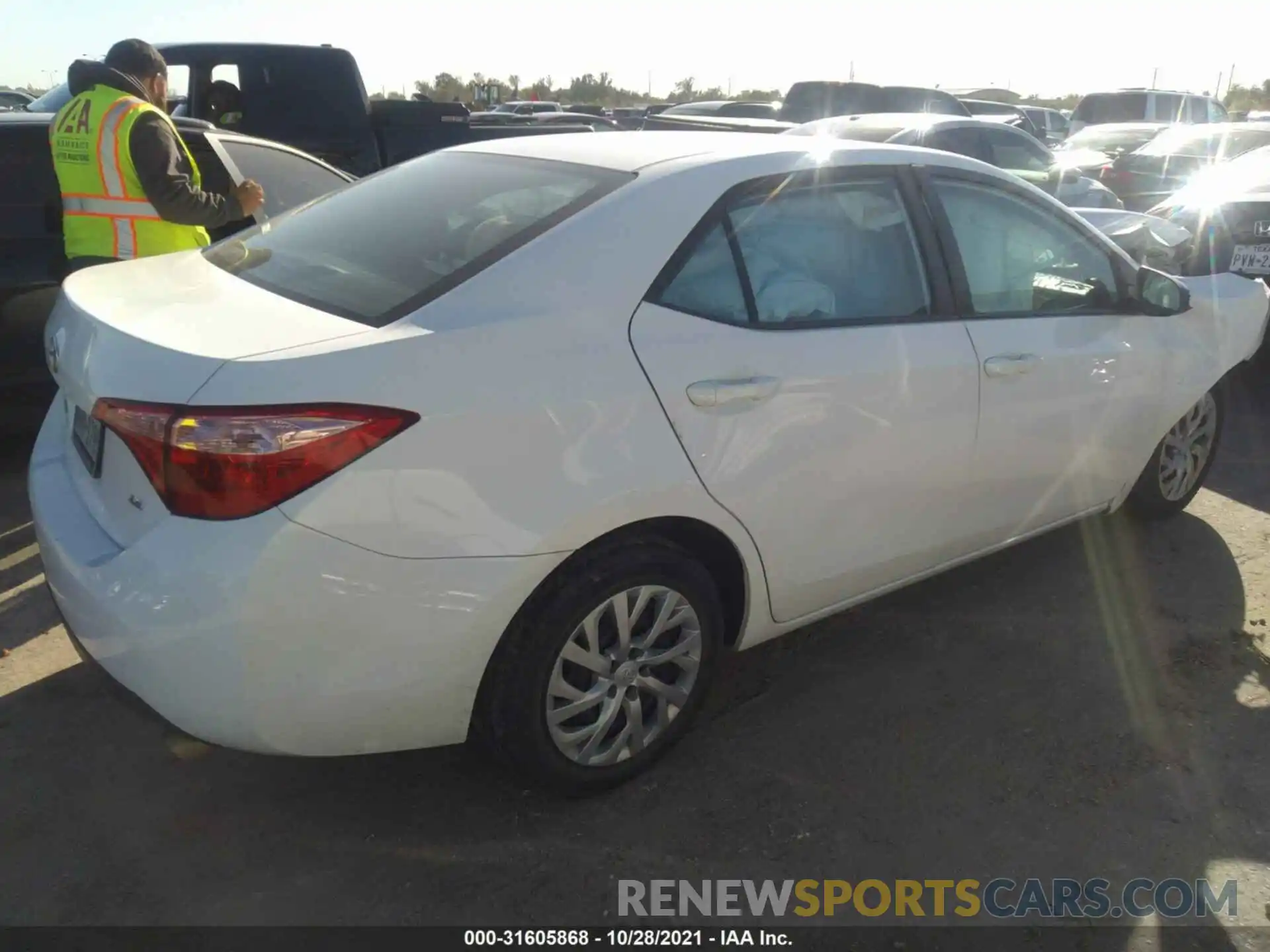 4 Photograph of a damaged car 5YFBURHE8KP940864 TOYOTA COROLLA 2019