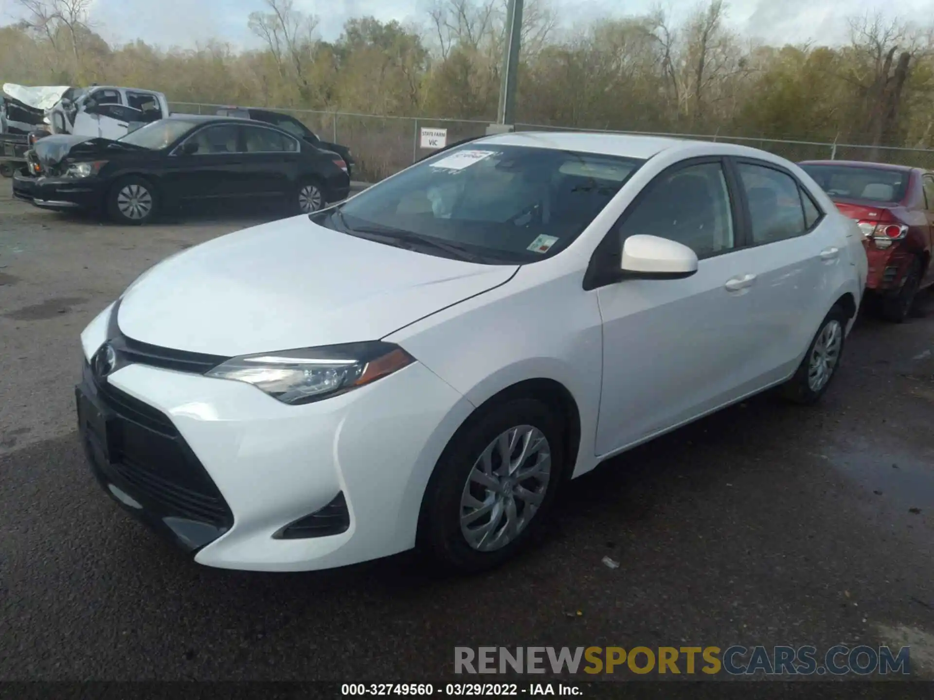 2 Photograph of a damaged car 5YFBURHE8KP941108 TOYOTA COROLLA 2019