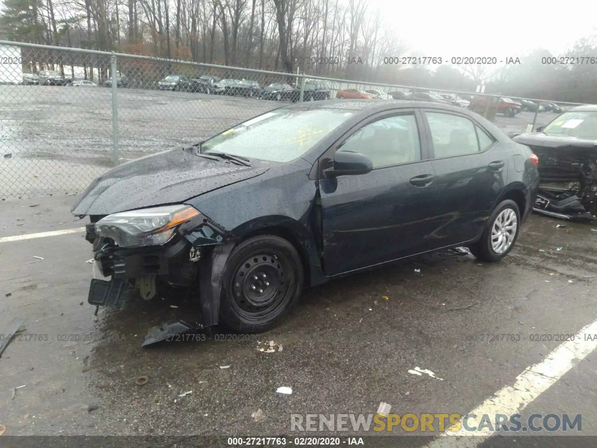 2 Photograph of a damaged car 5YFBURHE8KP941268 TOYOTA COROLLA 2019