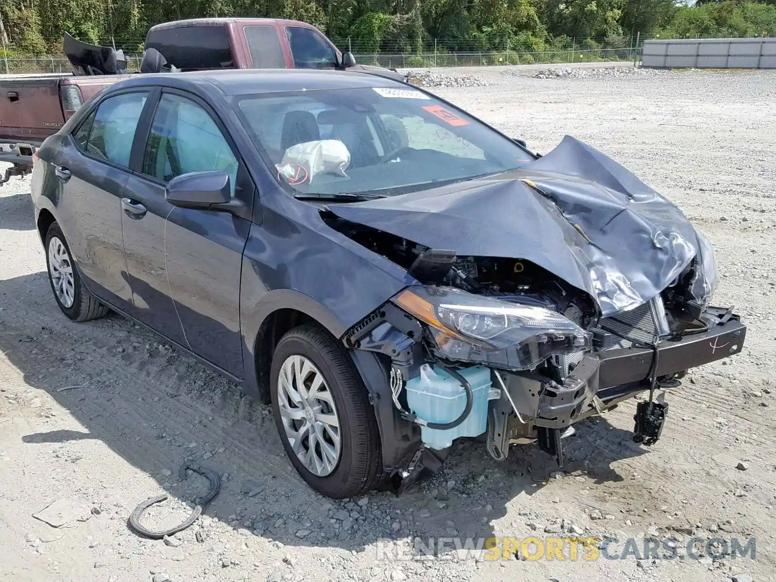 1 Photograph of a damaged car 5YFBURHE8KP941738 TOYOTA COROLLA 2019