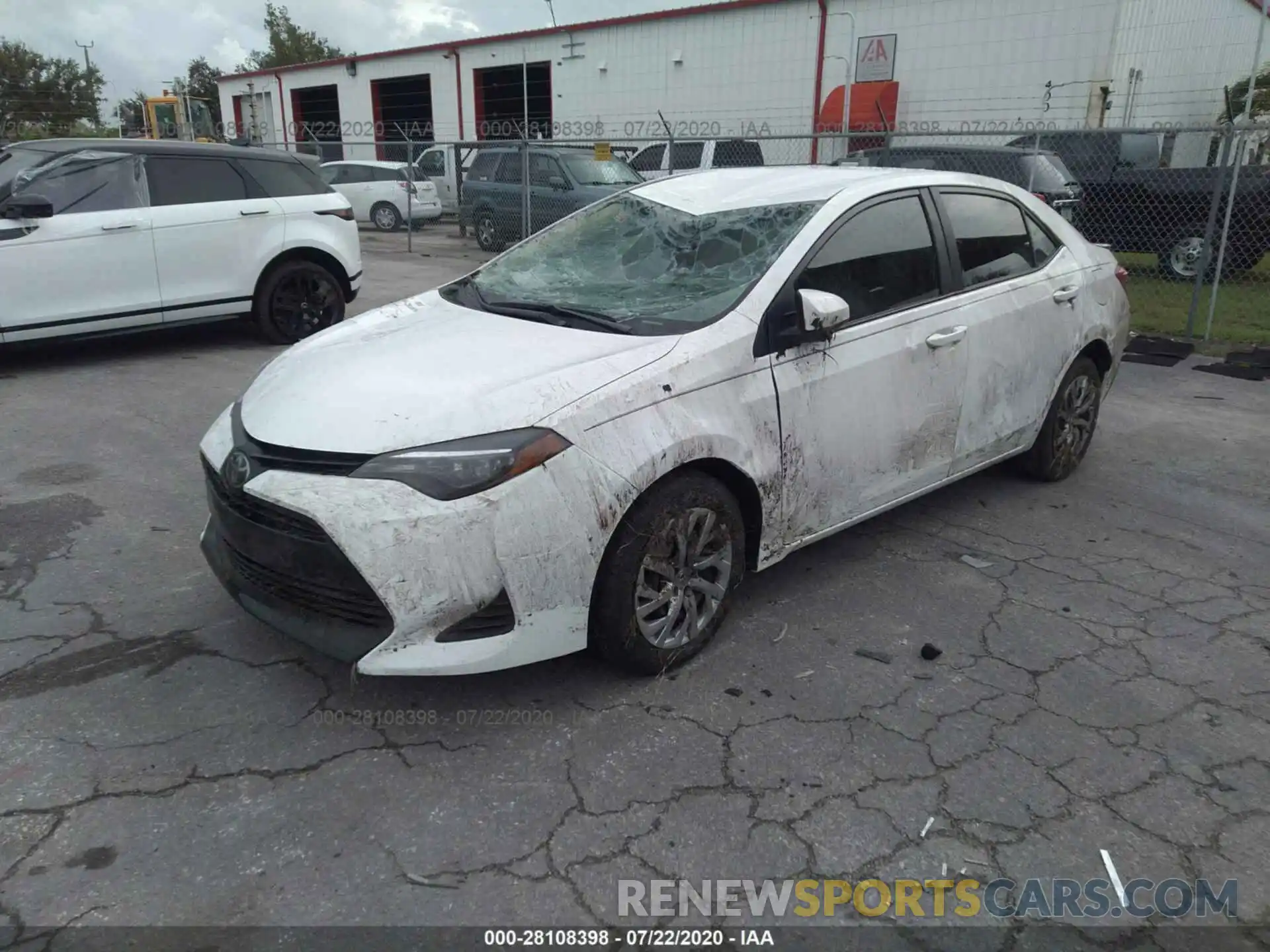 2 Photograph of a damaged car 5YFBURHE8KP941884 TOYOTA COROLLA 2019