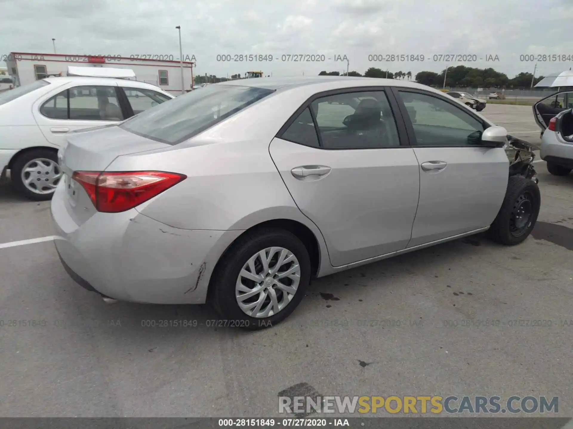 4 Photograph of a damaged car 5YFBURHE8KP942727 TOYOTA COROLLA 2019