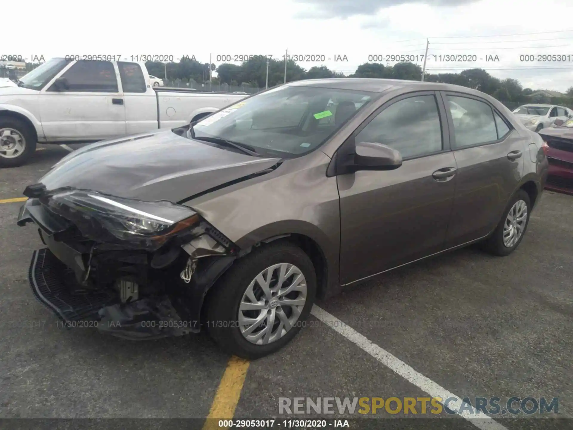 2 Photograph of a damaged car 5YFBURHE8KP942937 TOYOTA COROLLA 2019