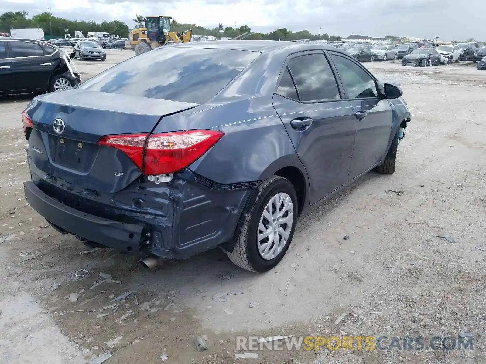 4 Photograph of a damaged car 5YFBURHE8KP942999 TOYOTA COROLLA 2019