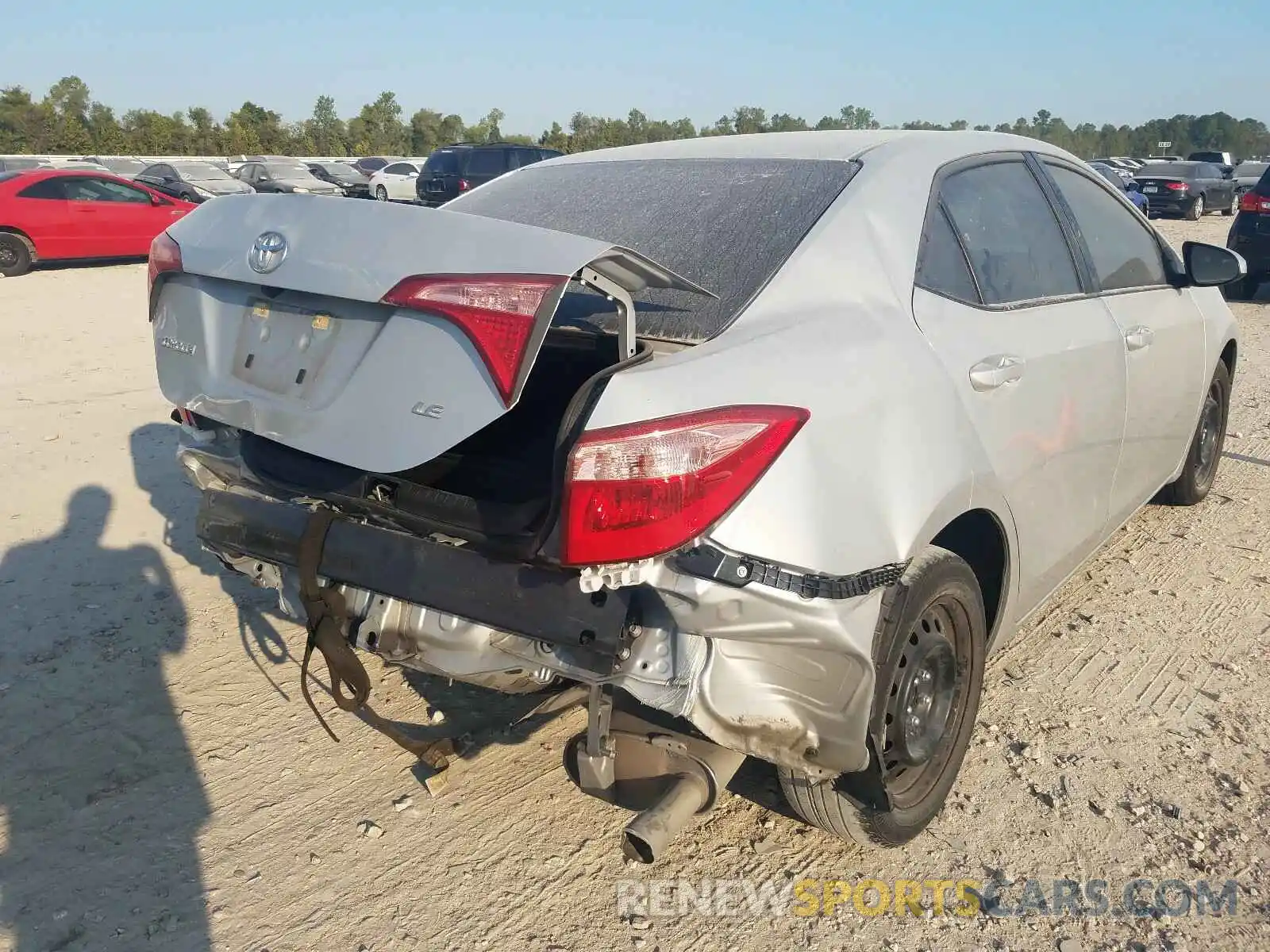 4 Photograph of a damaged car 5YFBURHE8KP943327 TOYOTA COROLLA 2019