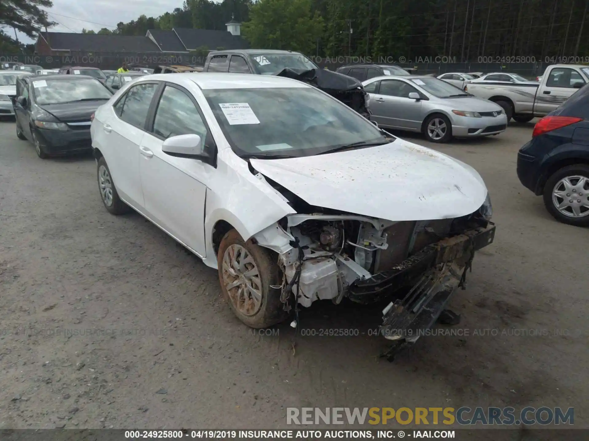 1 Photograph of a damaged car 5YFBURHE8KP944008 TOYOTA COROLLA 2019