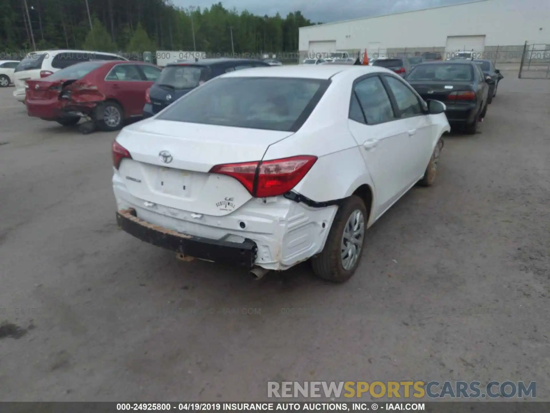 4 Photograph of a damaged car 5YFBURHE8KP944008 TOYOTA COROLLA 2019