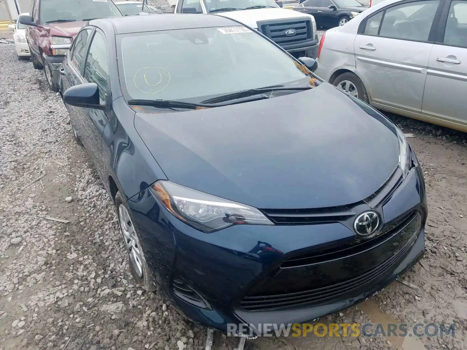 1 Photograph of a damaged car 5YFBURHE8KP944560 TOYOTA COROLLA 2019