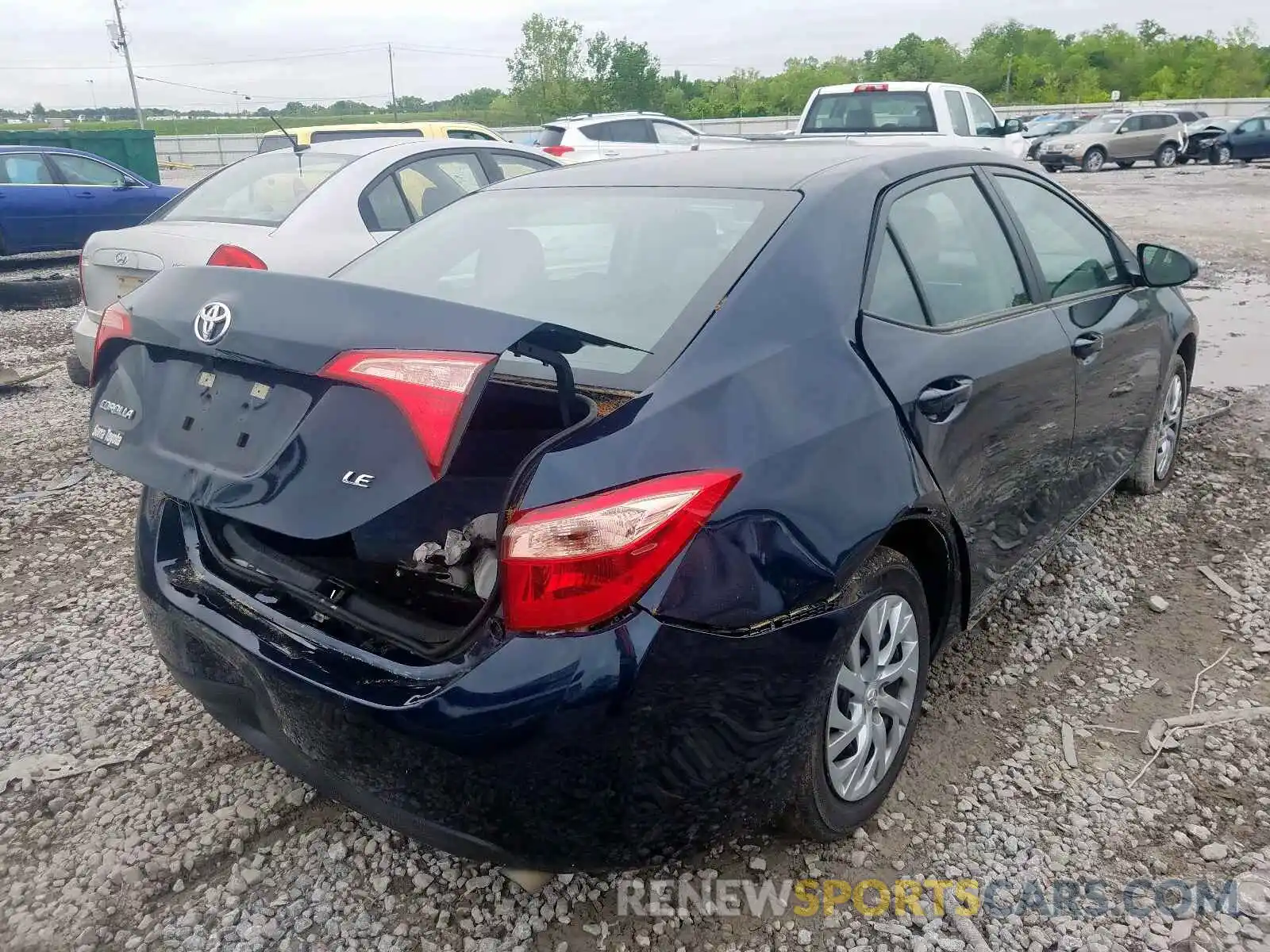 4 Photograph of a damaged car 5YFBURHE8KP944560 TOYOTA COROLLA 2019